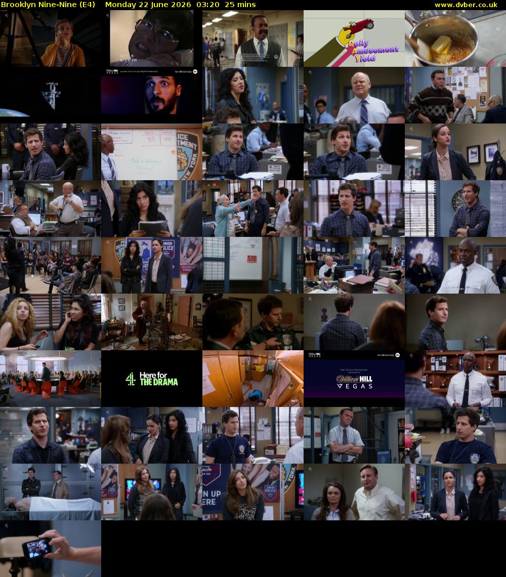 Brooklyn Nine-Nine (E4) Monday 22 June 2026 03:20 - 03:45