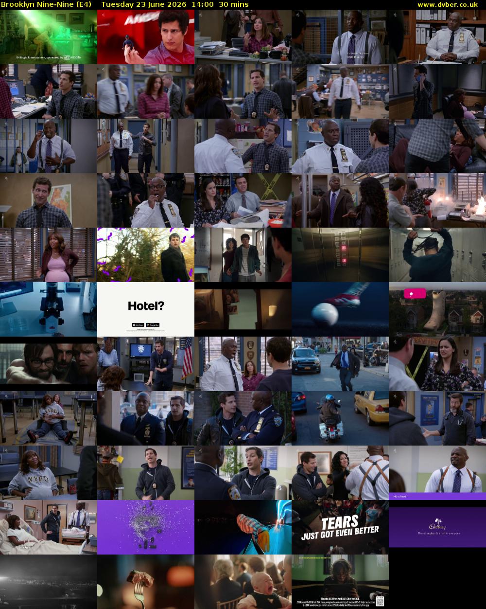 Brooklyn Nine-Nine (E4) Tuesday 23 June 2026 14:00 - 14:30
