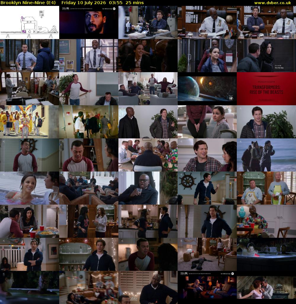 Brooklyn Nine-Nine (E4) Friday 10 July 2026 03:55 - 04:20