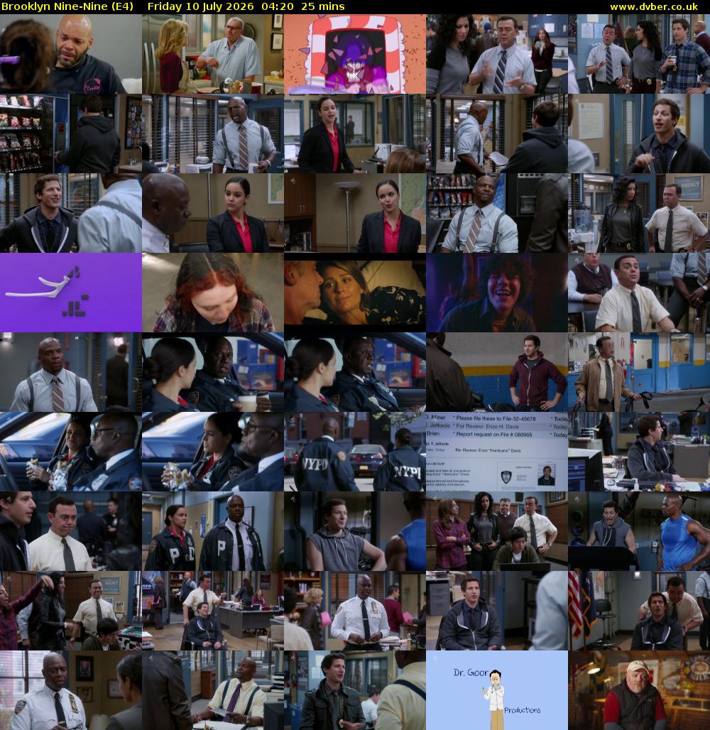 Brooklyn Nine-Nine (E4) Friday 10 July 2026 04:20 - 04:45