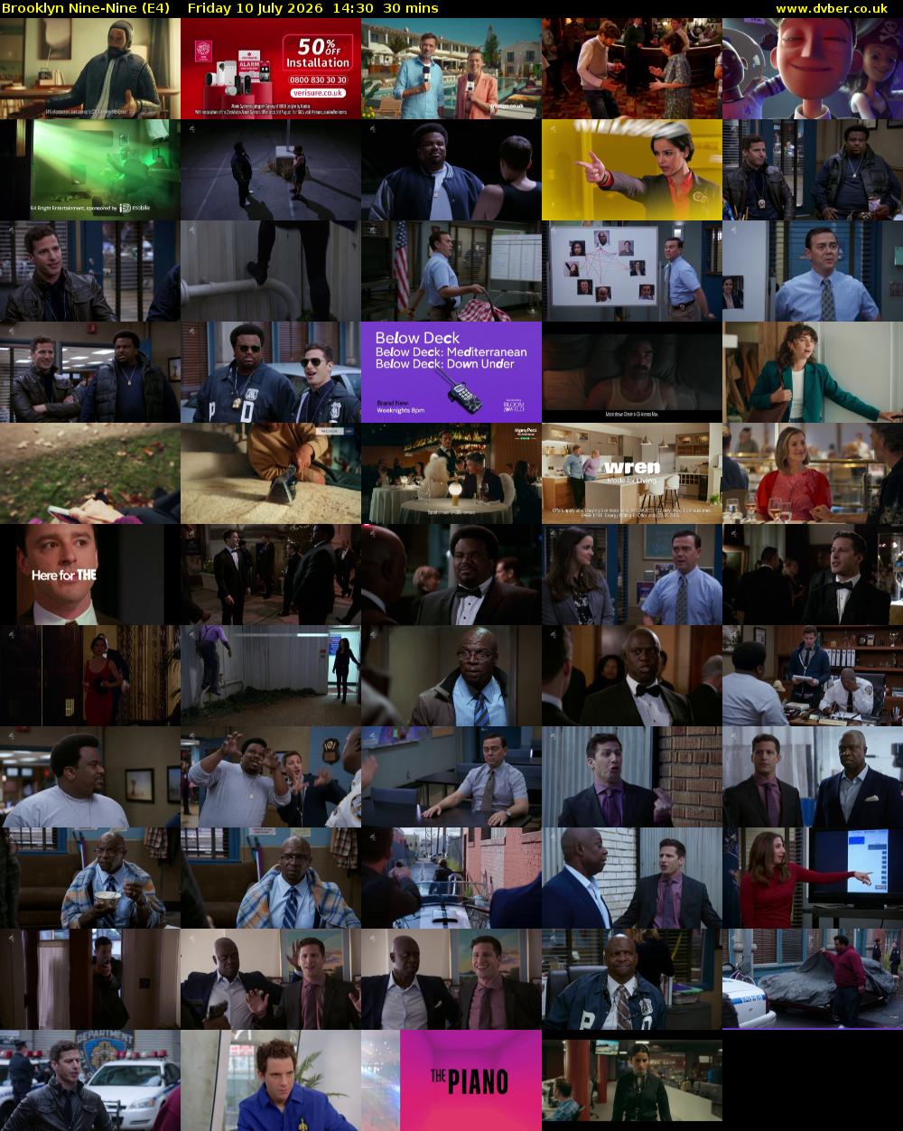 Brooklyn Nine-Nine (E4) Friday 10 July 2026 14:30 - 15:00