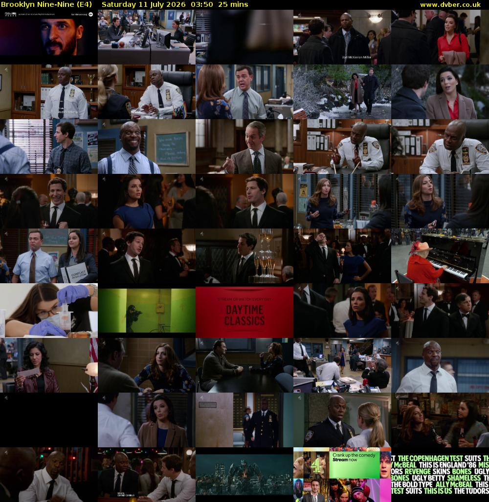 Brooklyn Nine-Nine (E4) Saturday 11 July 2026 03:50 - 04:15