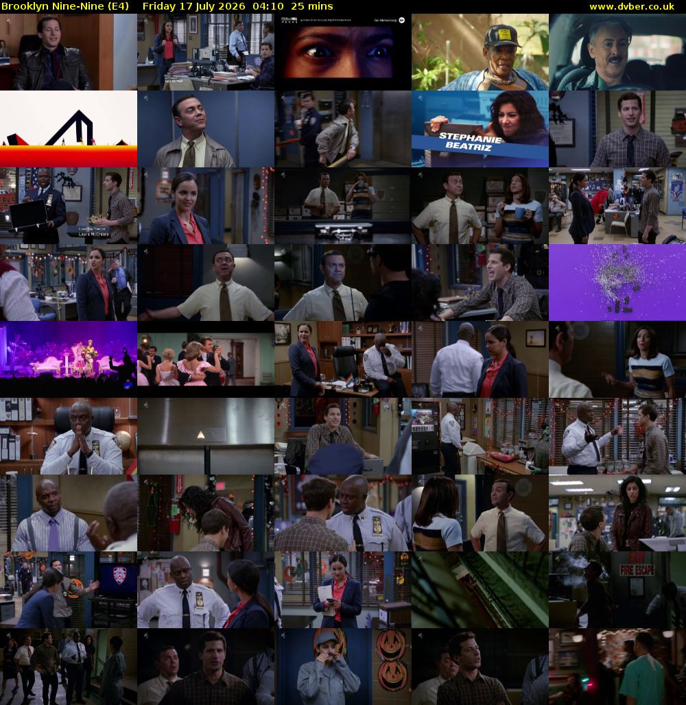 Brooklyn Nine-Nine (E4) Friday 17 July 2026 04:10 - 04:35