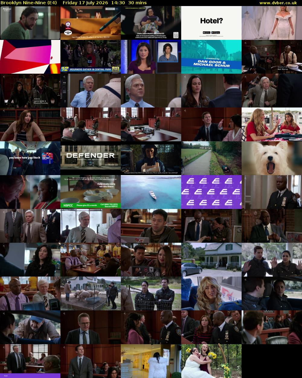 Brooklyn Nine-Nine (E4) Friday 17 July 2026 14:30 - 15:00