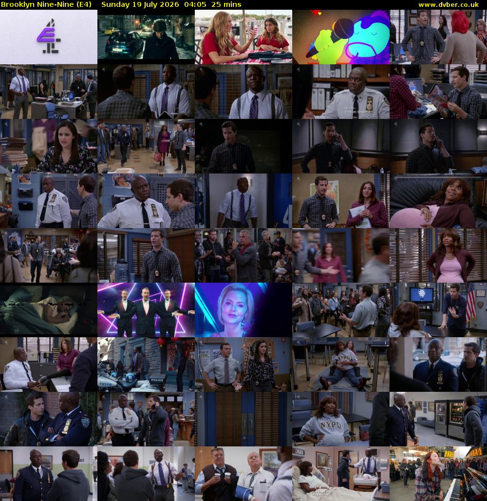Brooklyn Nine-Nine (E4) Sunday 19 July 2026 04:05 - 04:30