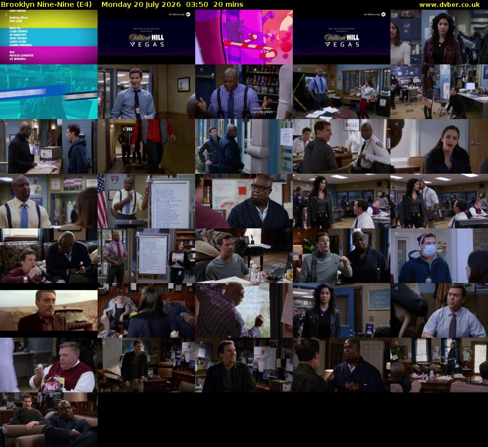 Brooklyn Nine-Nine (E4) Monday 20 July 2026 03:50 - 04:10