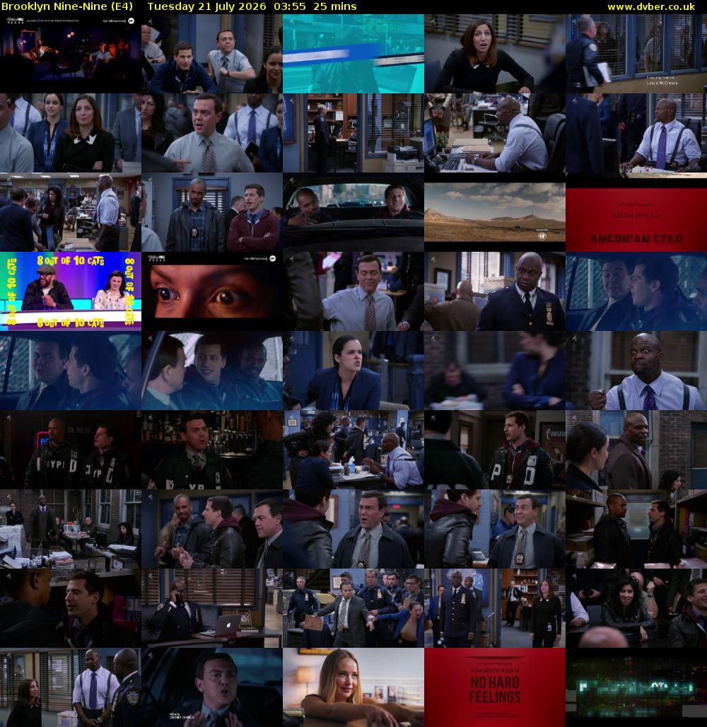 Brooklyn Nine-Nine (E4) Tuesday 21 July 2026 03:55 - 04:20
