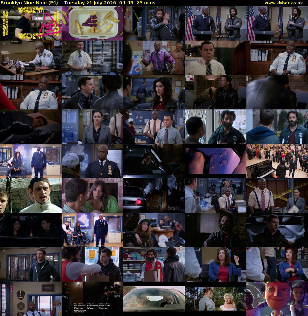 Brooklyn Nine-Nine (E4) Tuesday 21 July 2026 04:45 - 05:10
