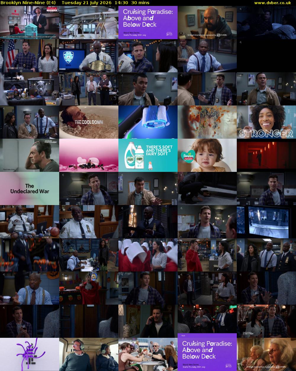 Brooklyn Nine-Nine (E4) Tuesday 21 July 2026 14:30 - 15:00
