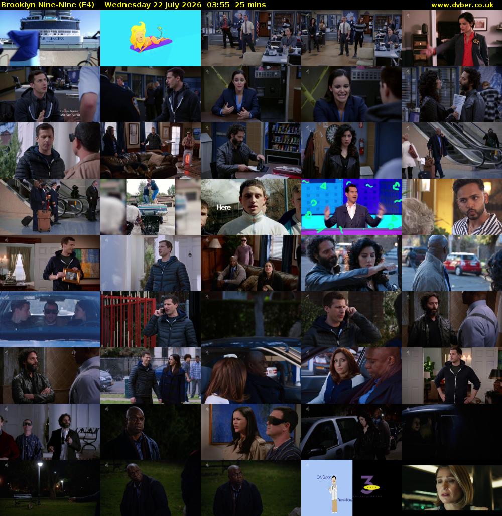 Brooklyn Nine-Nine (E4) Wednesday 22 July 2026 03:55 - 04:20