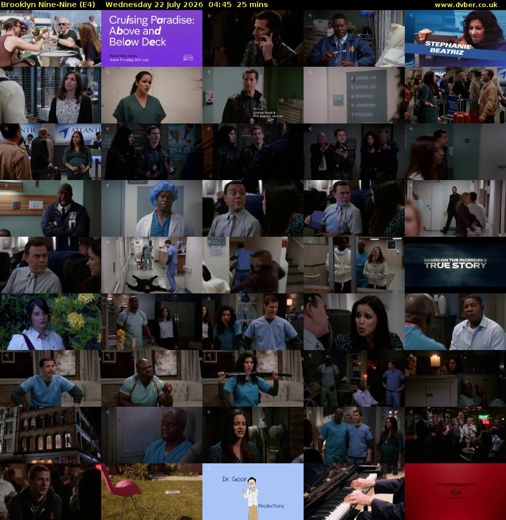 Brooklyn Nine-Nine (E4) Wednesday 22 July 2026 04:45 - 05:10