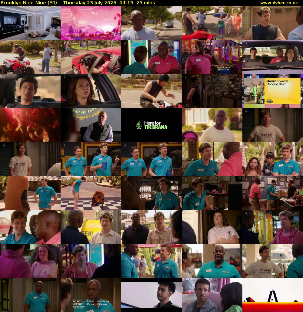 Brooklyn Nine-Nine (E4) Thursday 23 July 2026 04:15 - 04:40