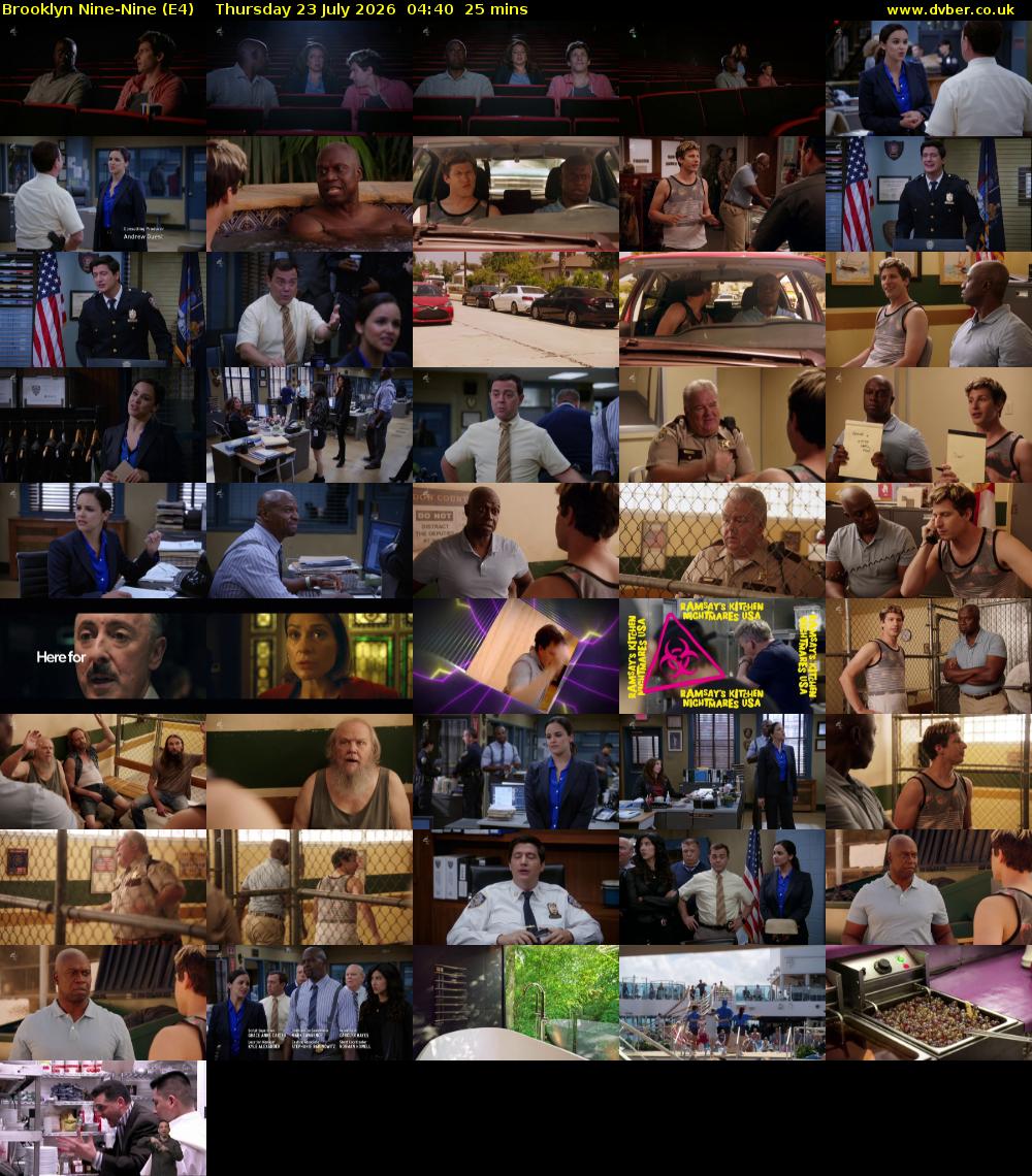 Brooklyn Nine-Nine (E4) Thursday 23 July 2026 04:40 - 05:05