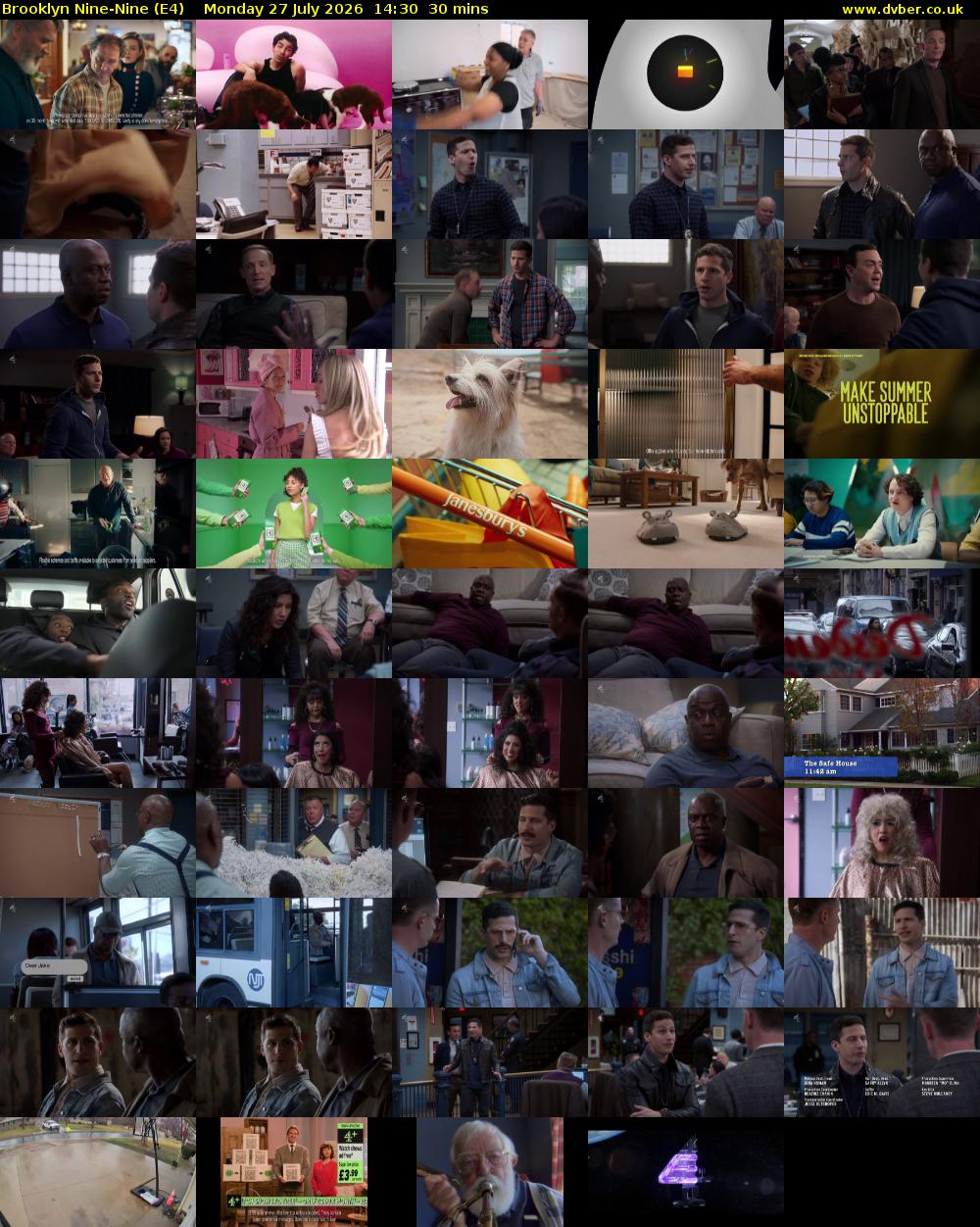 Brooklyn Nine-Nine (E4) Monday 27 July 2026 14:30 - 15:00