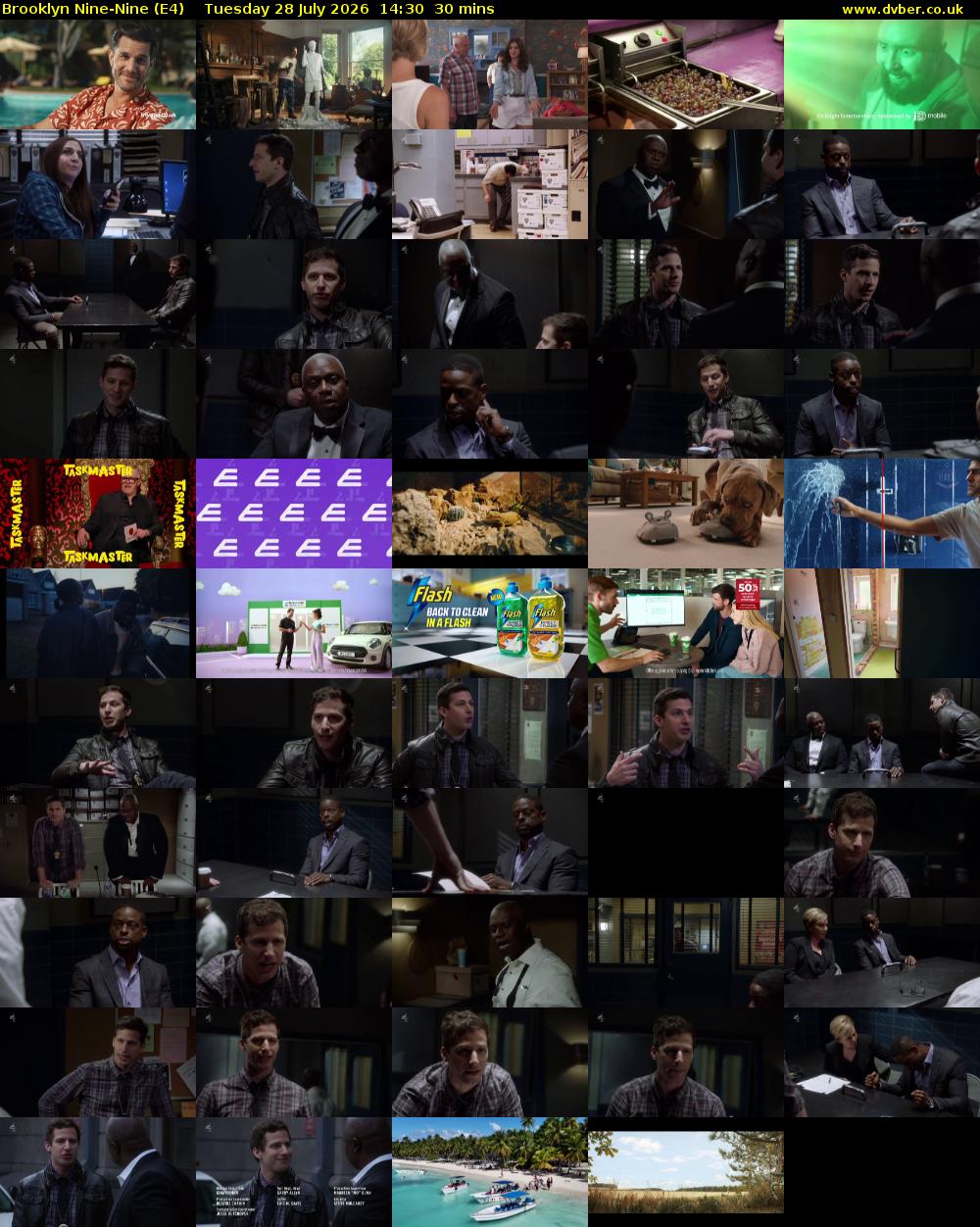Brooklyn Nine-Nine (E4) Tuesday 28 July 2026 14:30 - 15:00