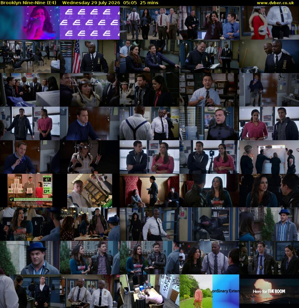 Brooklyn Nine-Nine (E4) Wednesday 29 July 2026 05:05 - 05:30