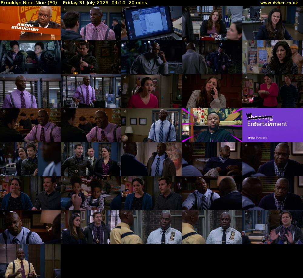 Brooklyn Nine-Nine (E4) Friday 31 July 2026 04:10 - 04:30