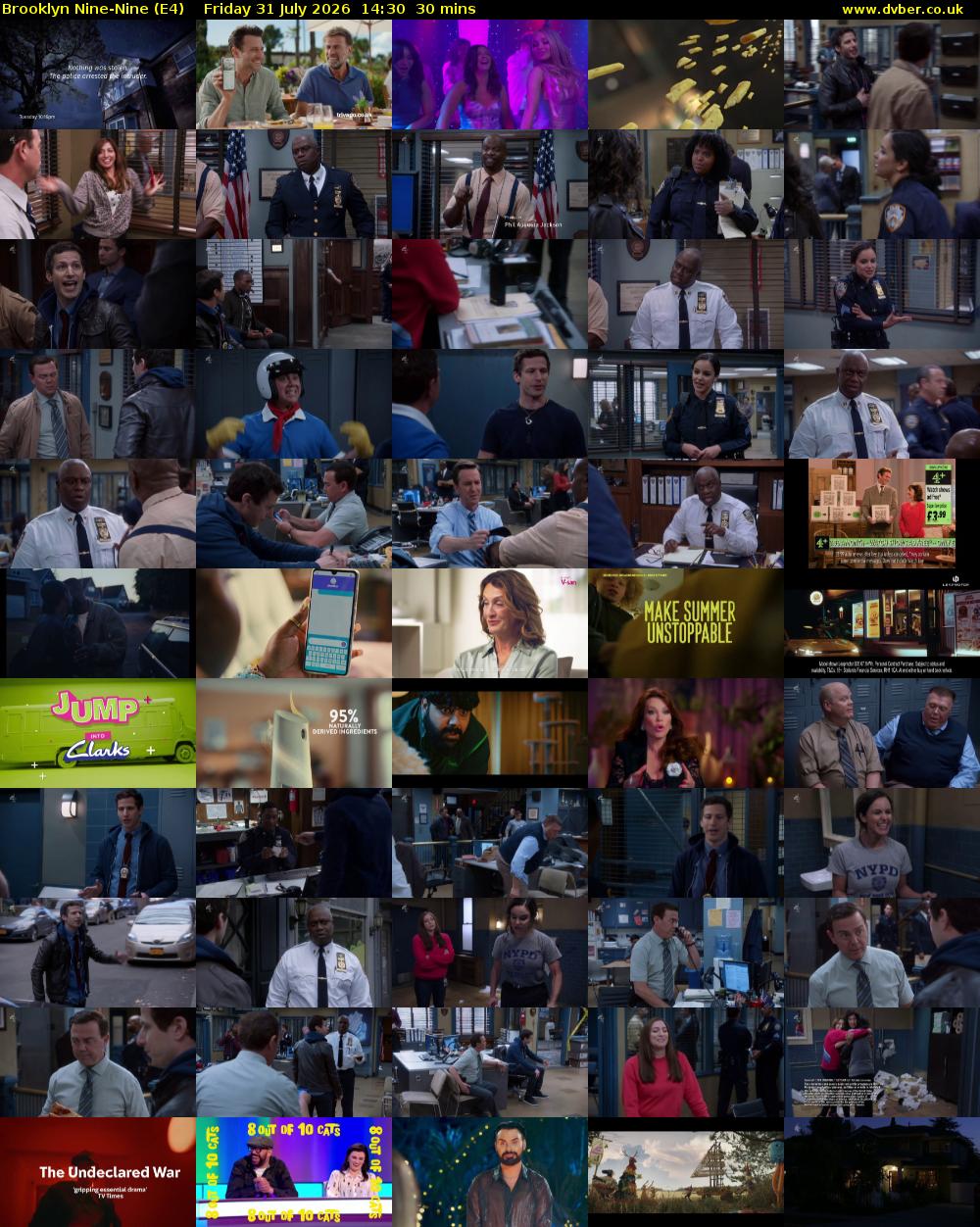 Brooklyn Nine-Nine (E4) Friday 31 July 2026 14:30 - 15:00