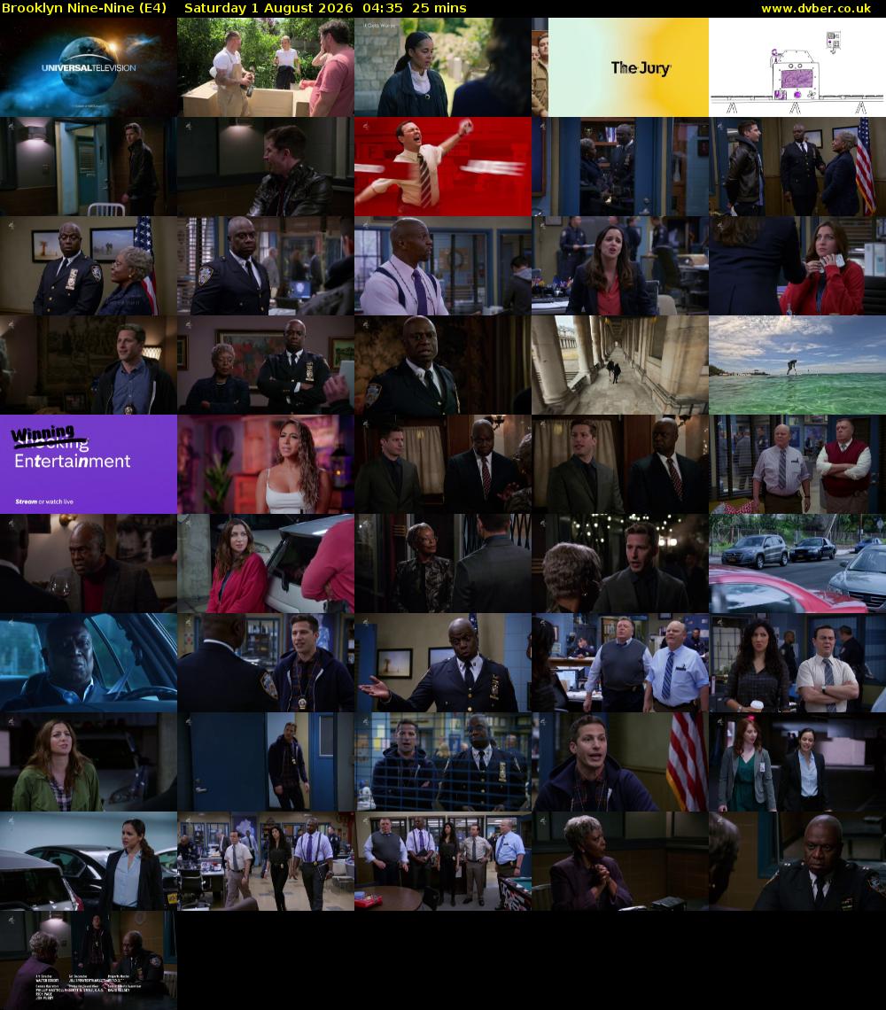 Brooklyn Nine-Nine (E4) Saturday 1 August 2026 04:35 - 05:00