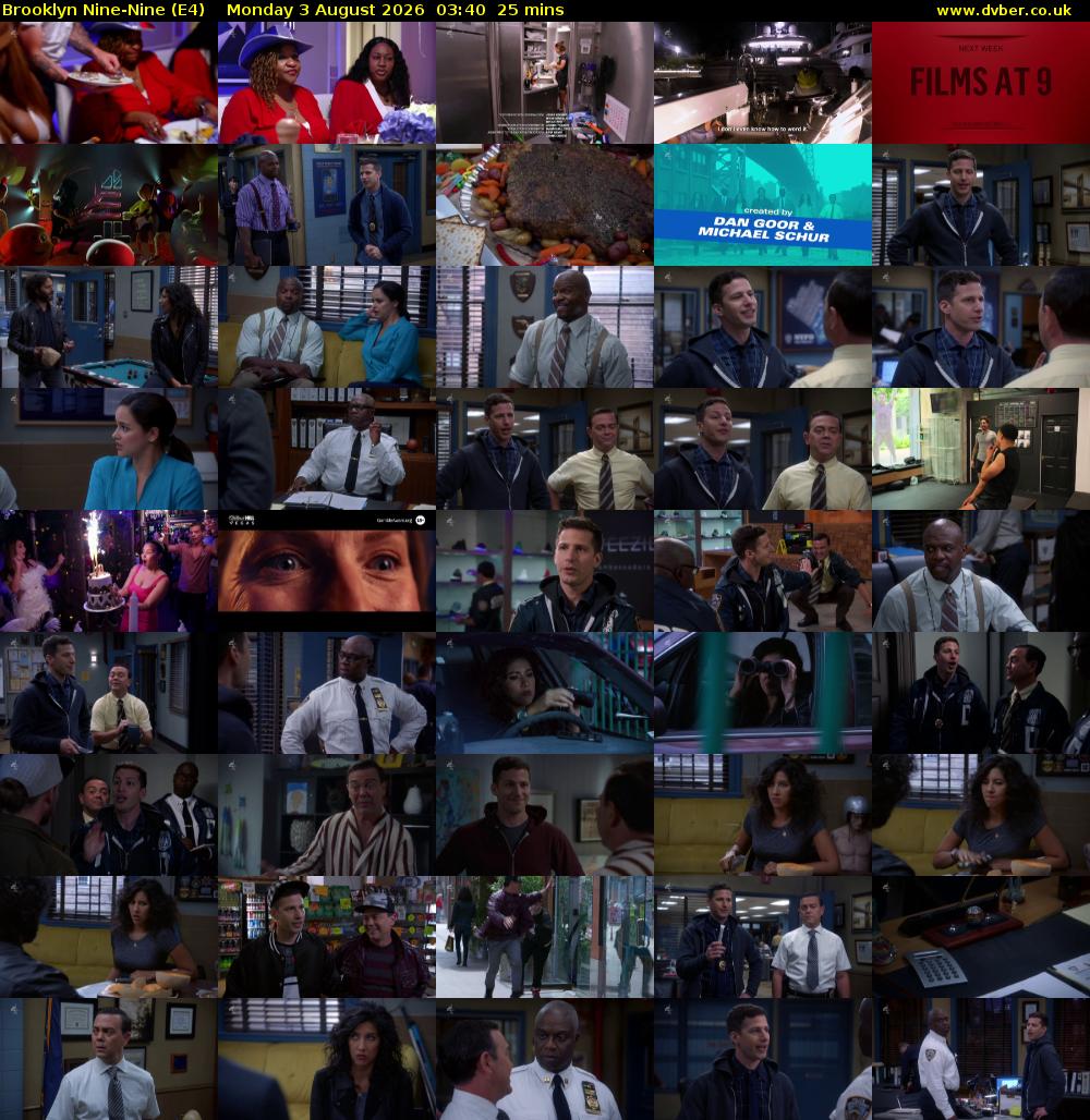 Brooklyn Nine-Nine (E4) Monday 3 August 2026 03:40 - 04:05