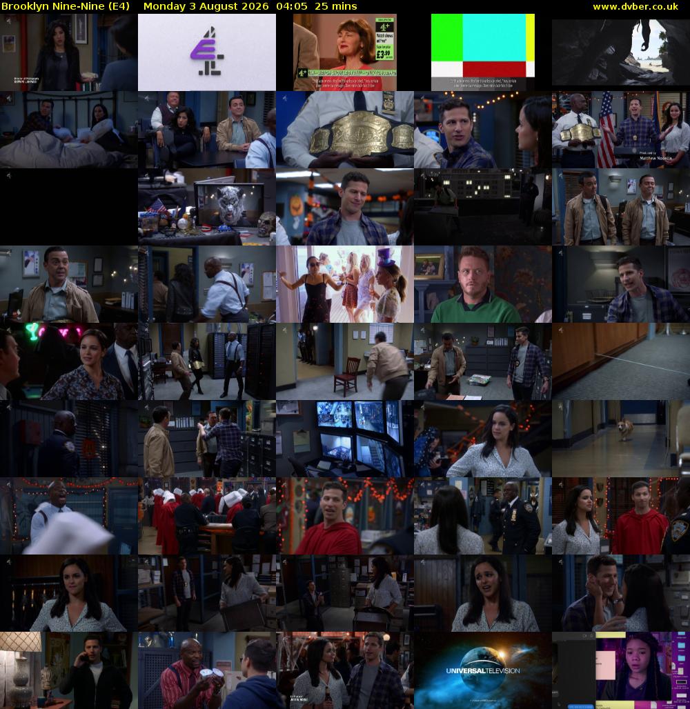 Brooklyn Nine-Nine (E4) Monday 3 August 2026 04:05 - 04:30