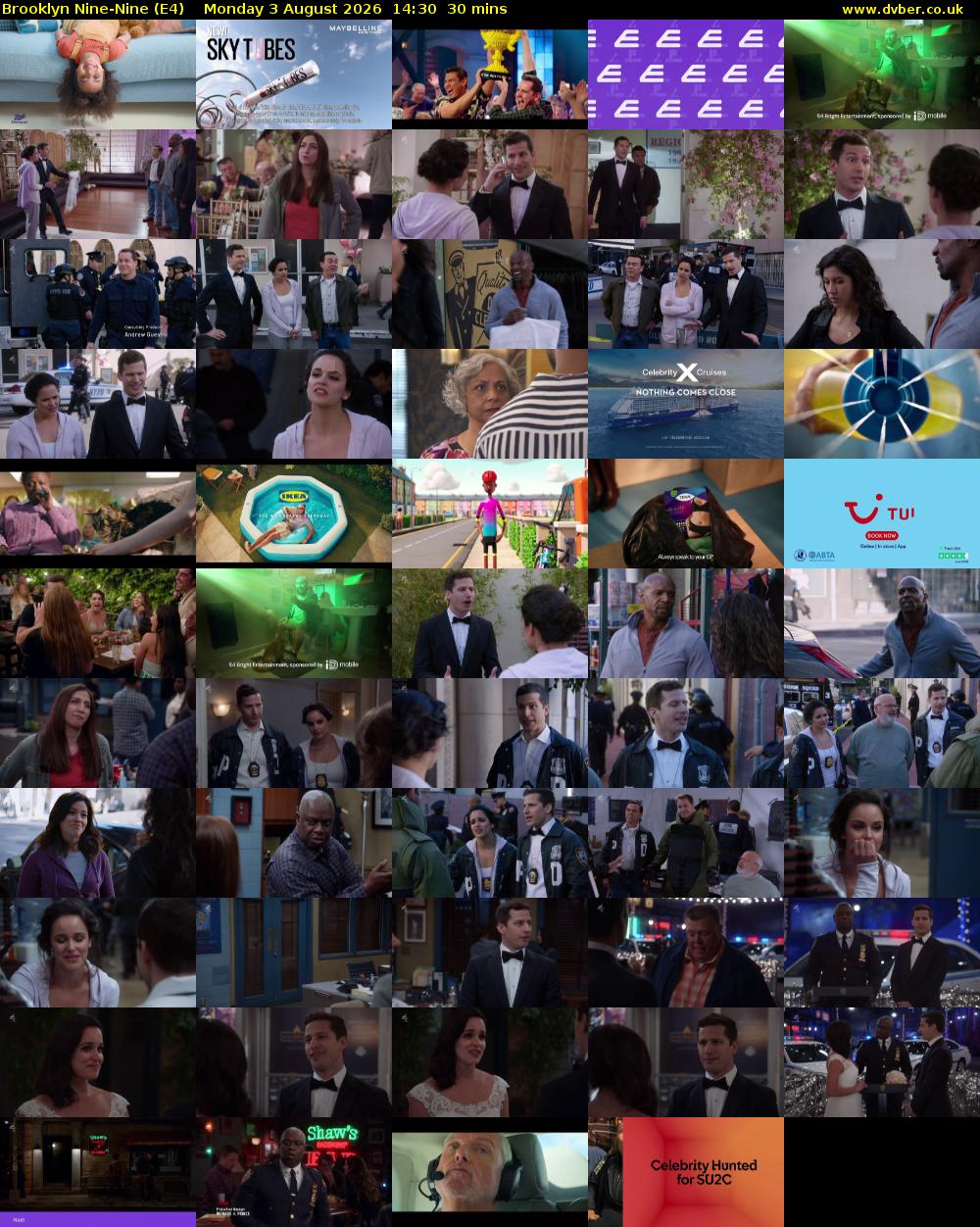 Brooklyn Nine-Nine (E4) Monday 3 August 2026 14:30 - 15:00