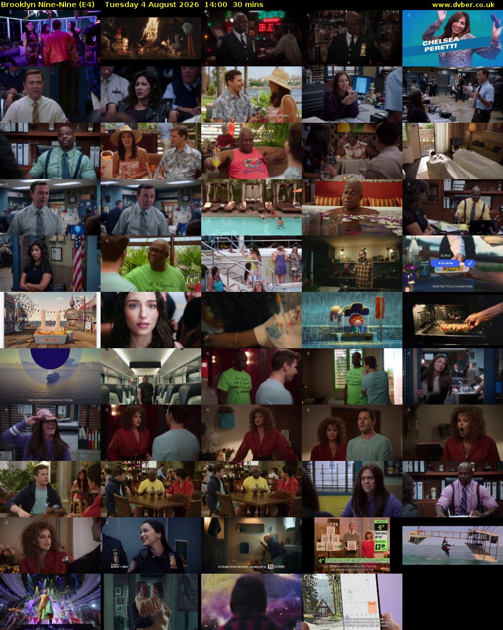 Brooklyn Nine-Nine (E4) Tuesday 4 August 2026 14:00 - 14:30