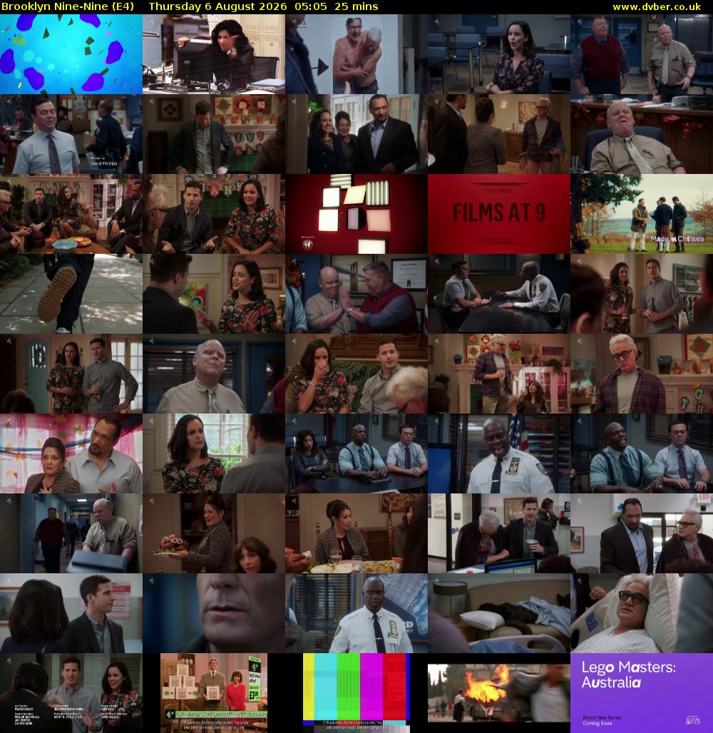Brooklyn Nine-Nine (E4) Thursday 6 August 2026 05:05 - 05:30