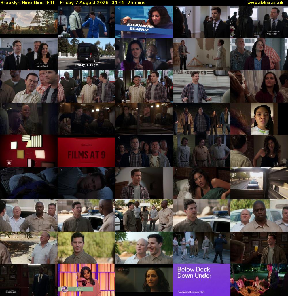 Brooklyn Nine-Nine (E4) Friday 7 August 2026 04:45 - 05:10