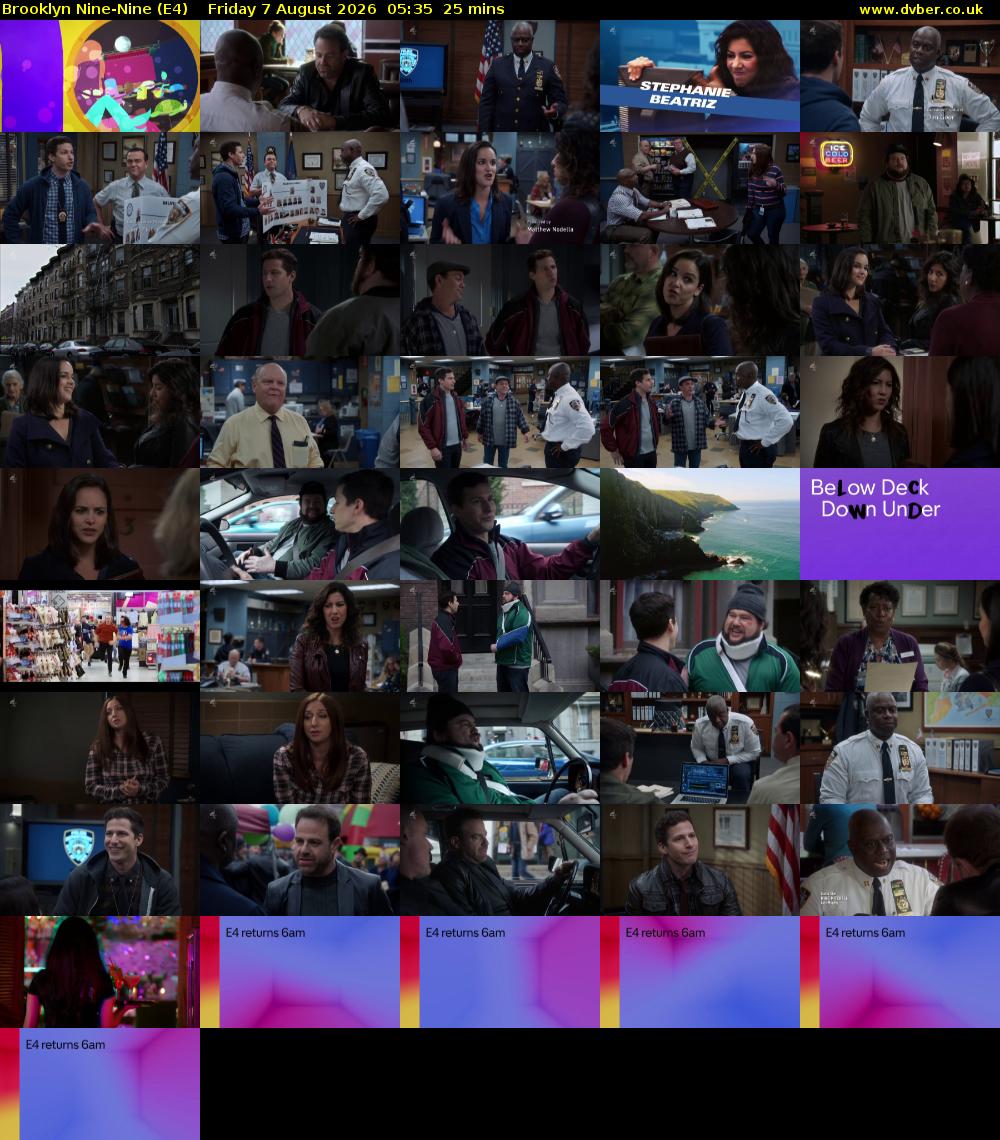 Brooklyn Nine-Nine (E4) Friday 7 August 2026 05:35 - 06:00
