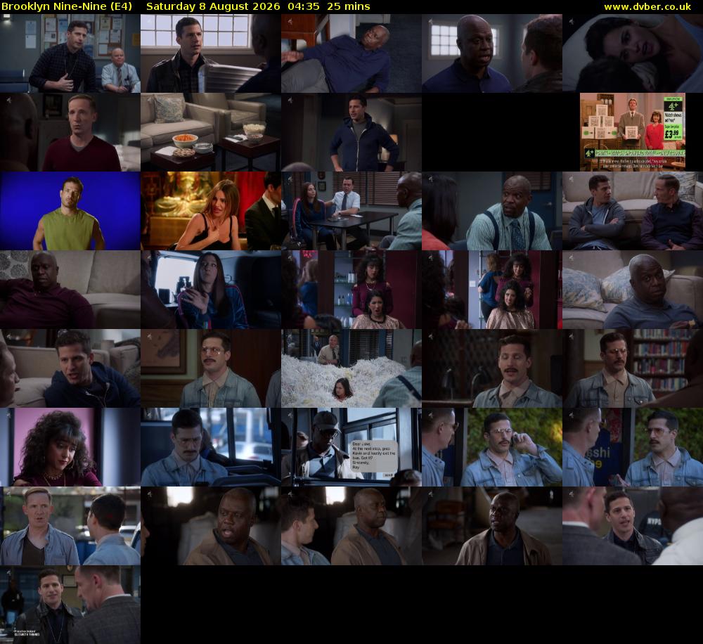 Brooklyn Nine-Nine (E4) Saturday 8 August 2026 04:35 - 05:00