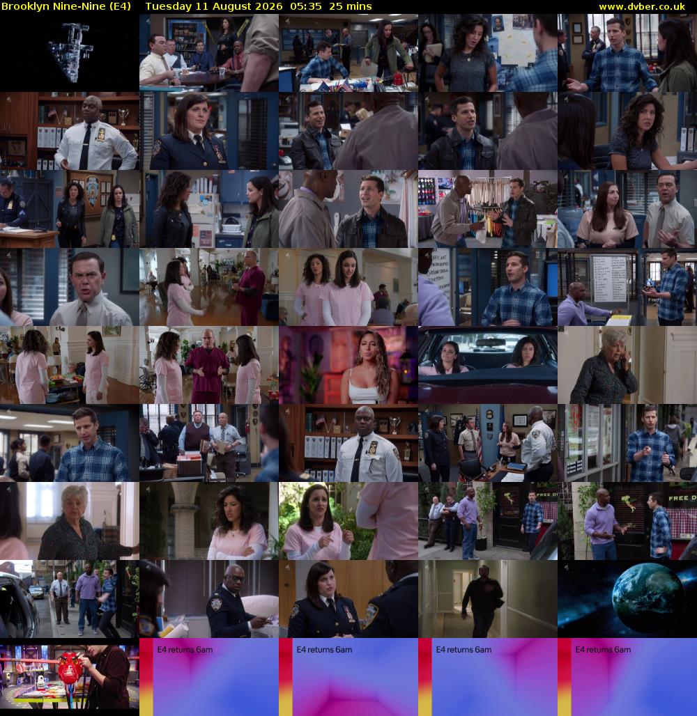 Brooklyn Nine-Nine (E4) Tuesday 11 August 2026 05:35 - 06:00