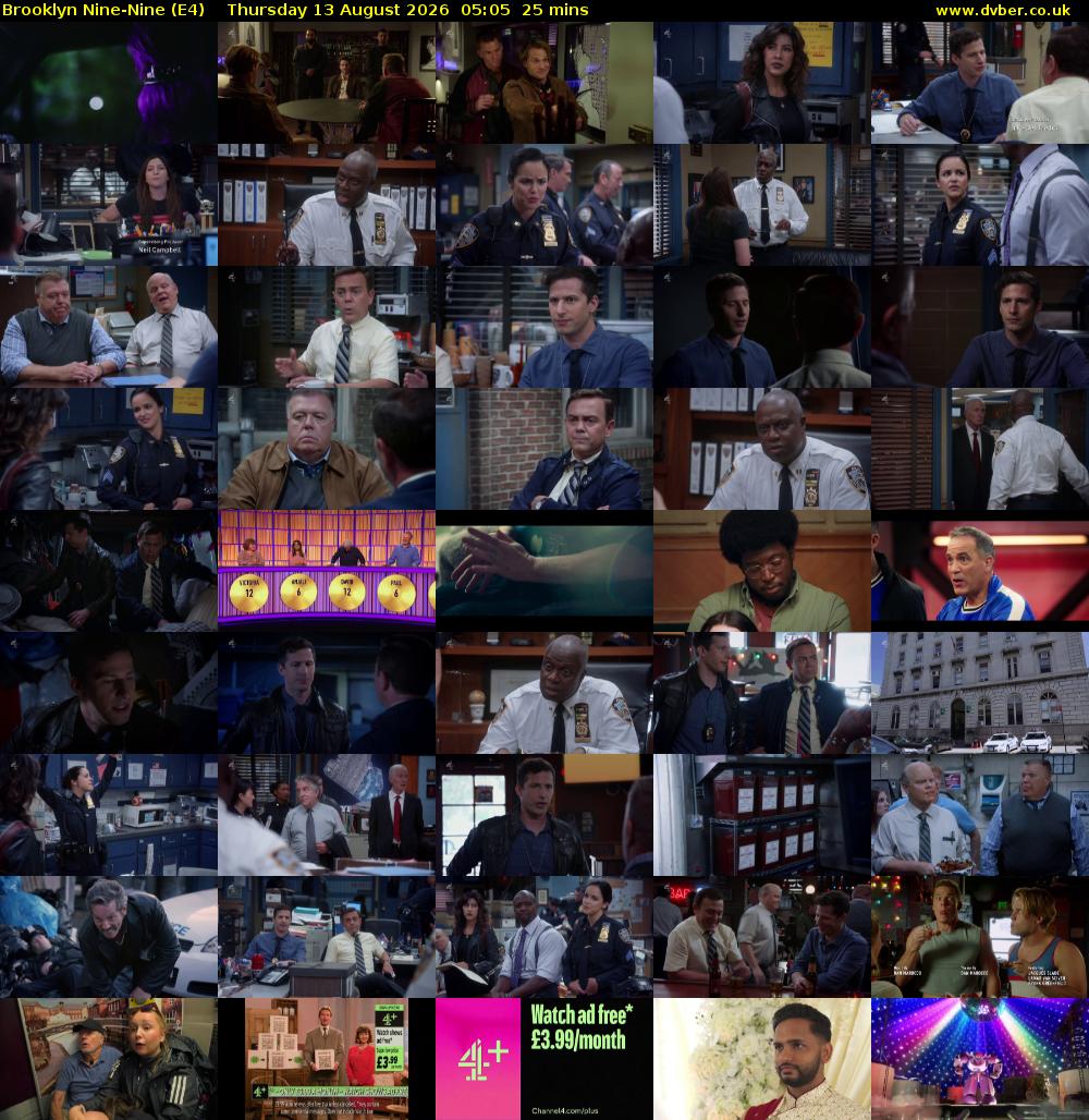 Brooklyn Nine-Nine (E4) Thursday 13 August 2026 05:05 - 05:30