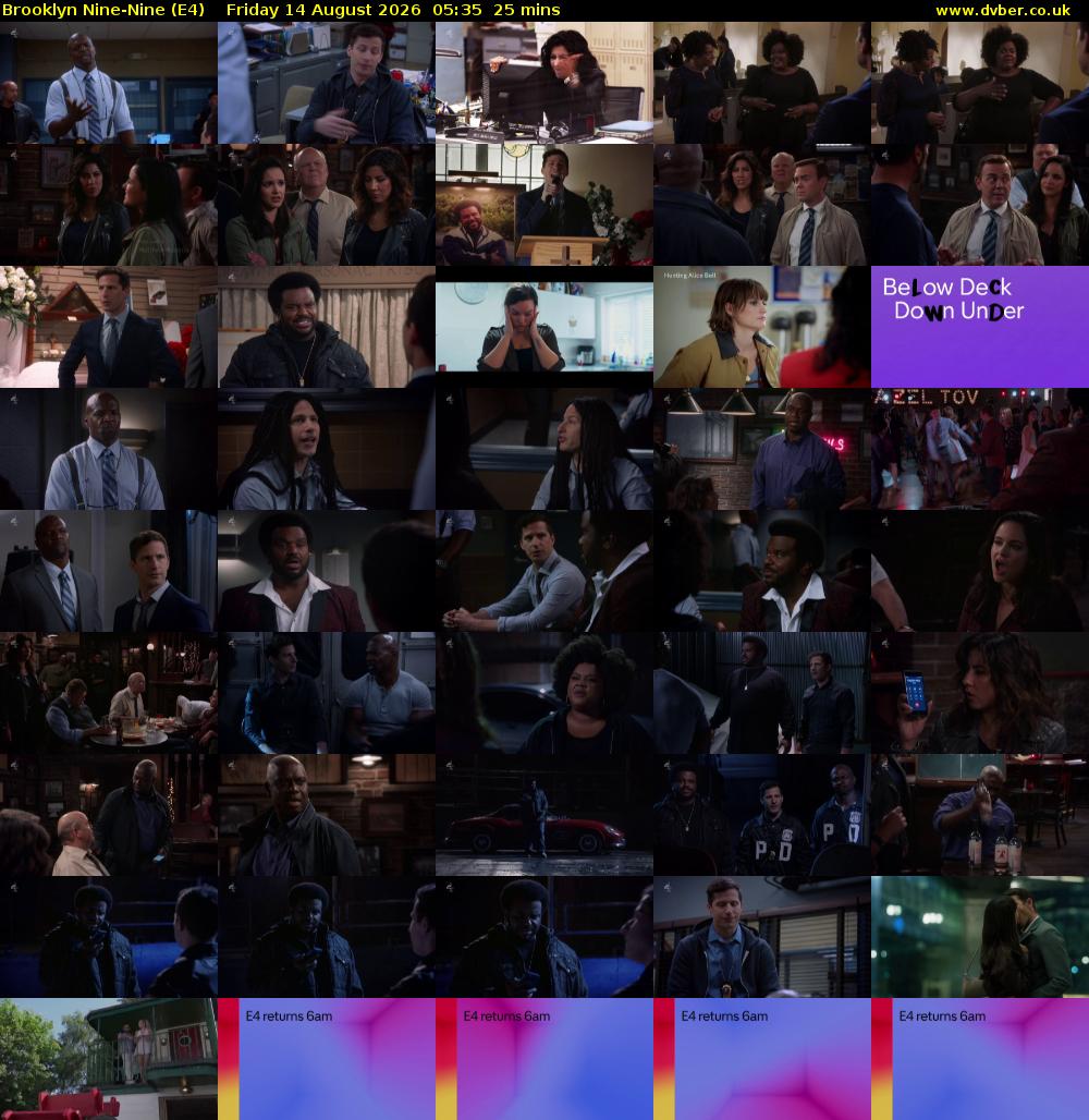 Brooklyn Nine-Nine (E4) Friday 14 August 2026 05:35 - 06:00