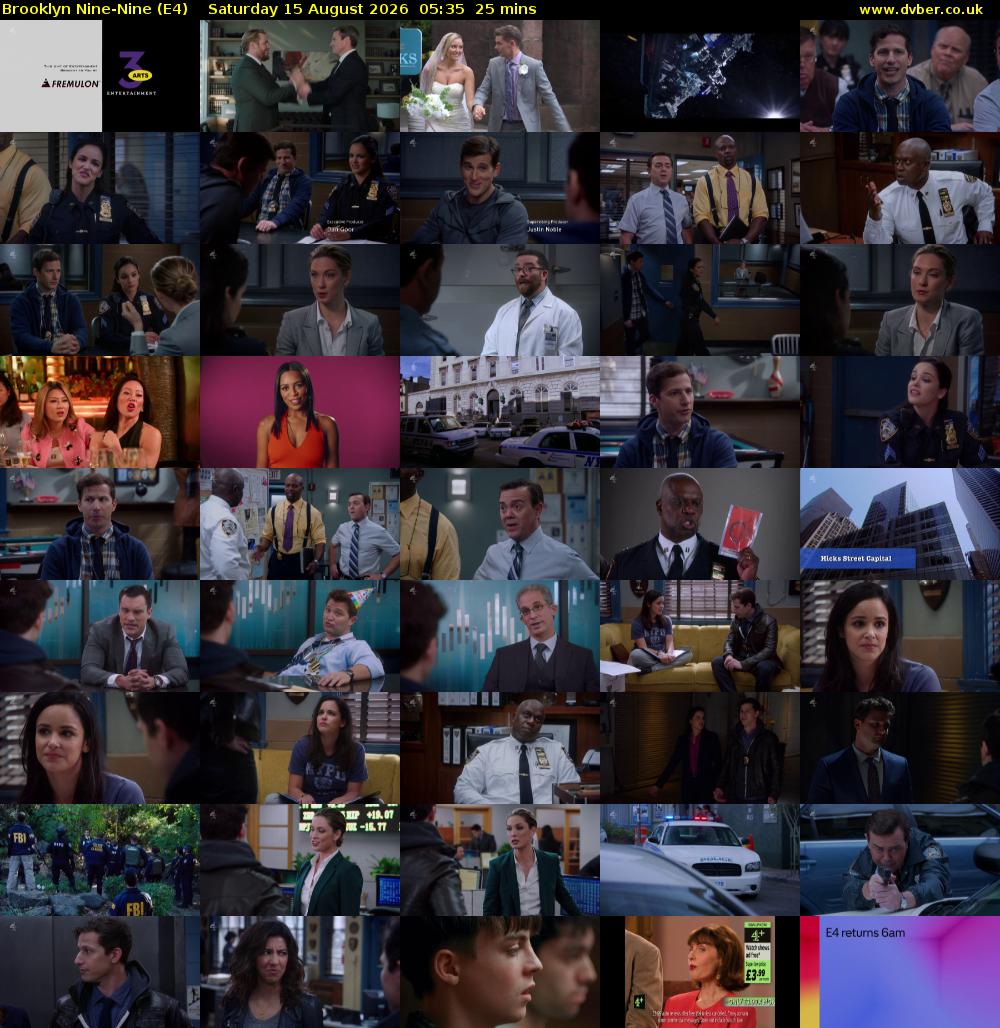 Brooklyn Nine-Nine (E4) Saturday 15 August 2026 05:35 - 06:00