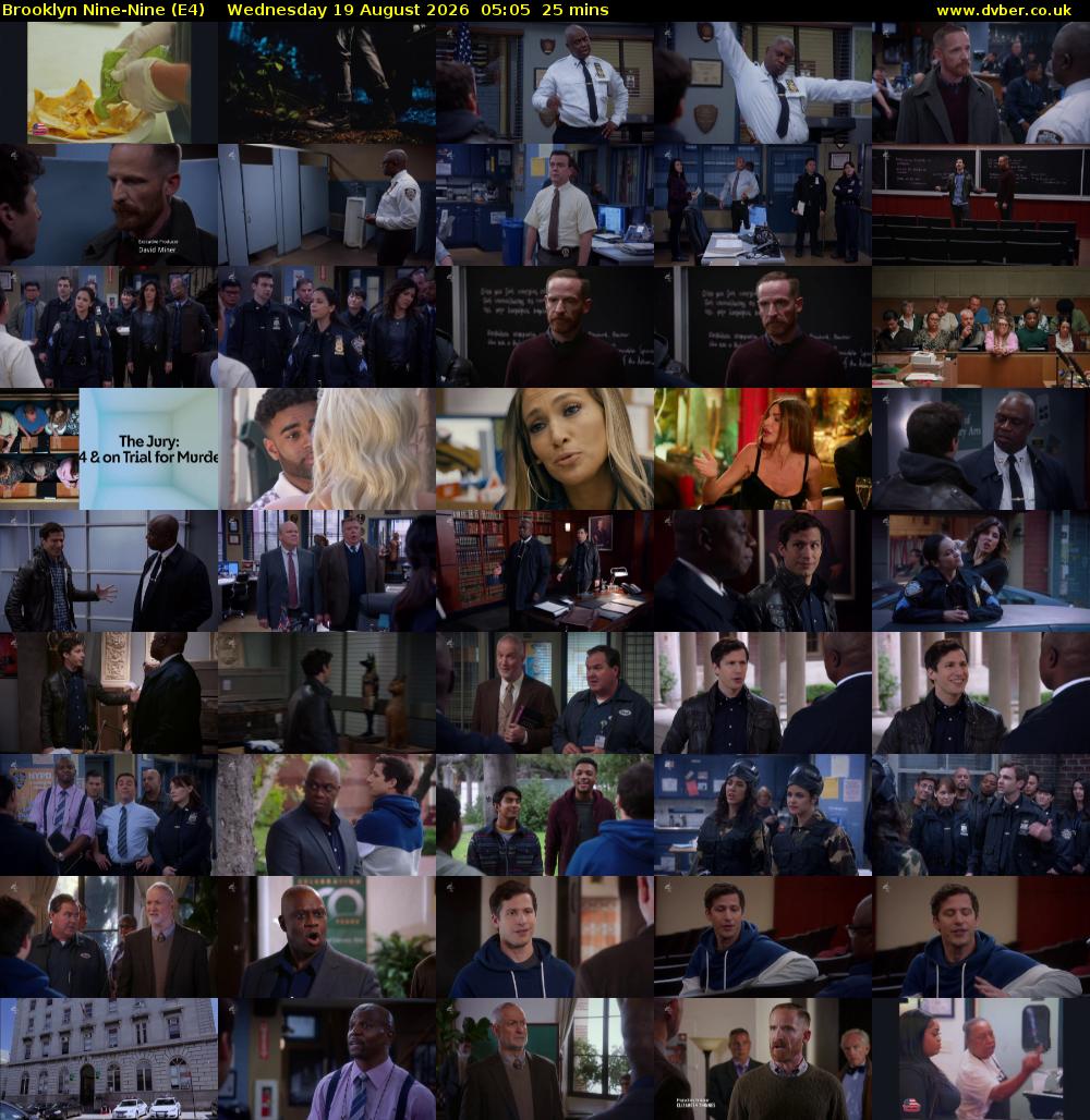 Brooklyn Nine-Nine (E4) Wednesday 19 August 2026 05:05 - 05:30