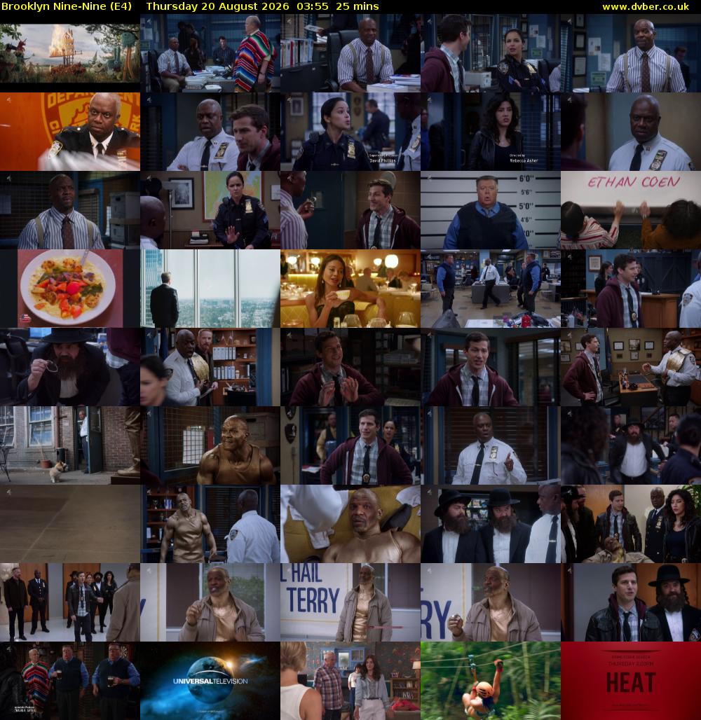 Brooklyn Nine-Nine (E4) Thursday 20 August 2026 03:55 - 04:20