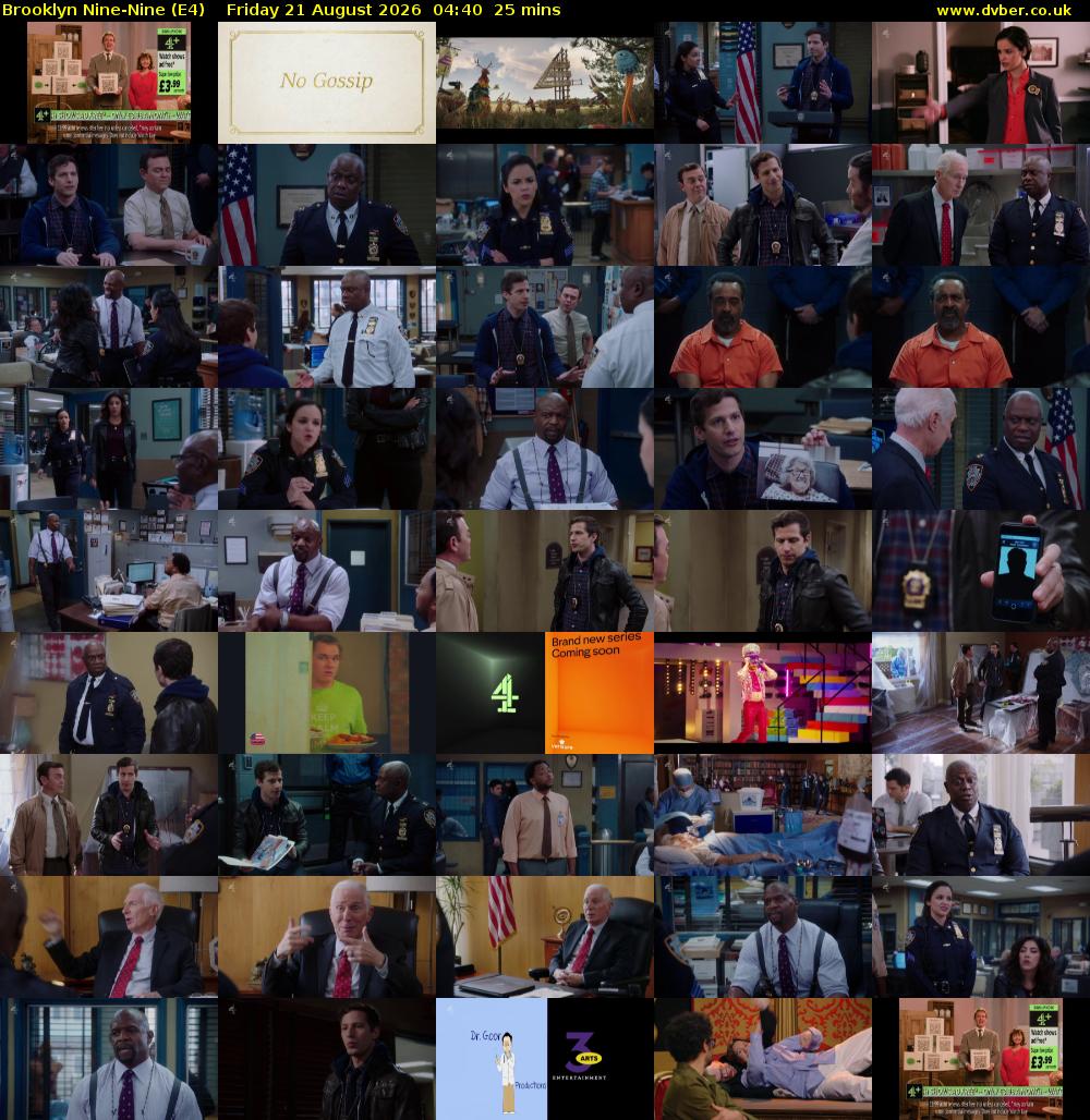 Brooklyn Nine-Nine (E4) Friday 21 August 2026 04:40 - 05:05