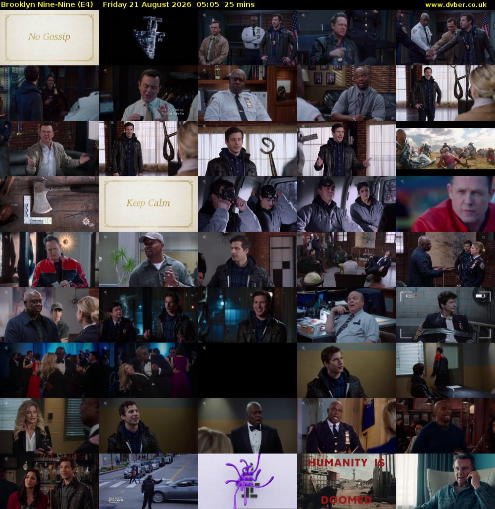 Brooklyn Nine-Nine (E4) Friday 21 August 2026 05:05 - 05:30