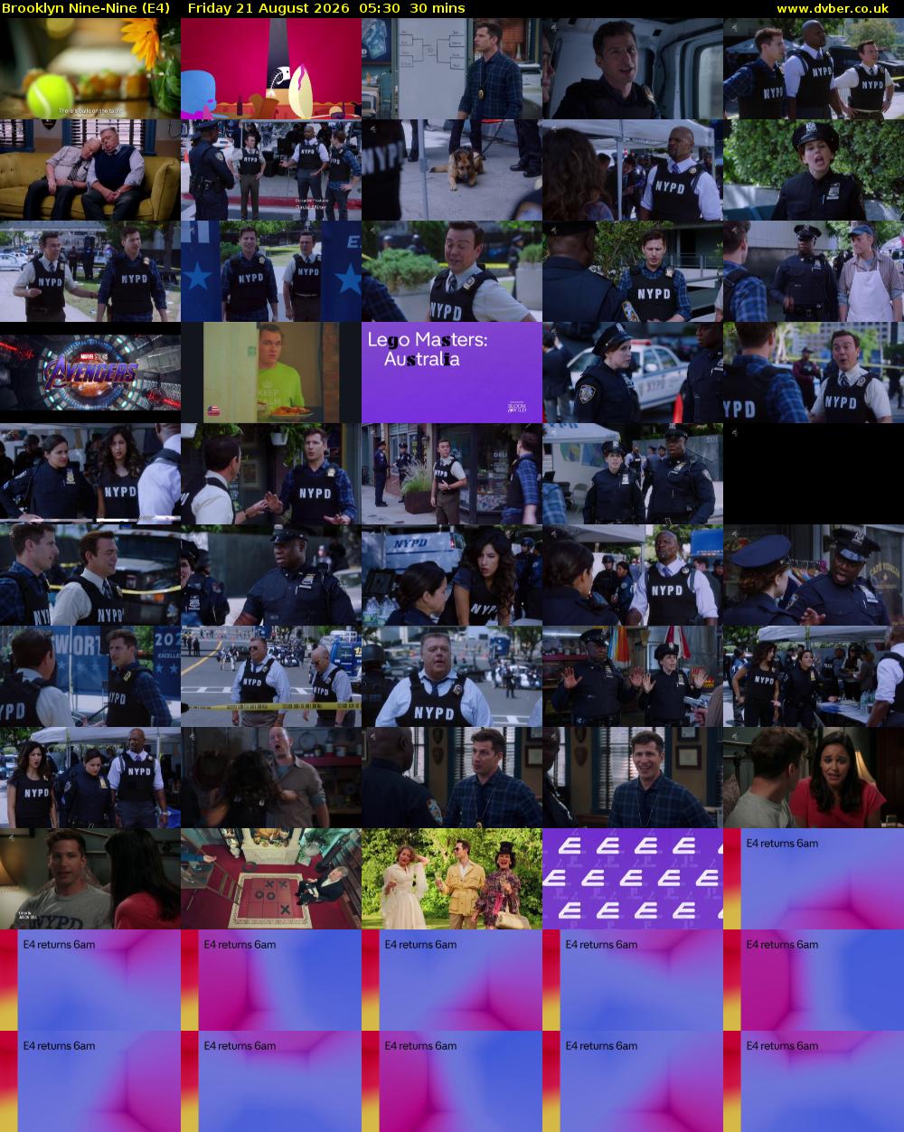 Brooklyn Nine-Nine (E4) Friday 21 August 2026 05:30 - 06:00
