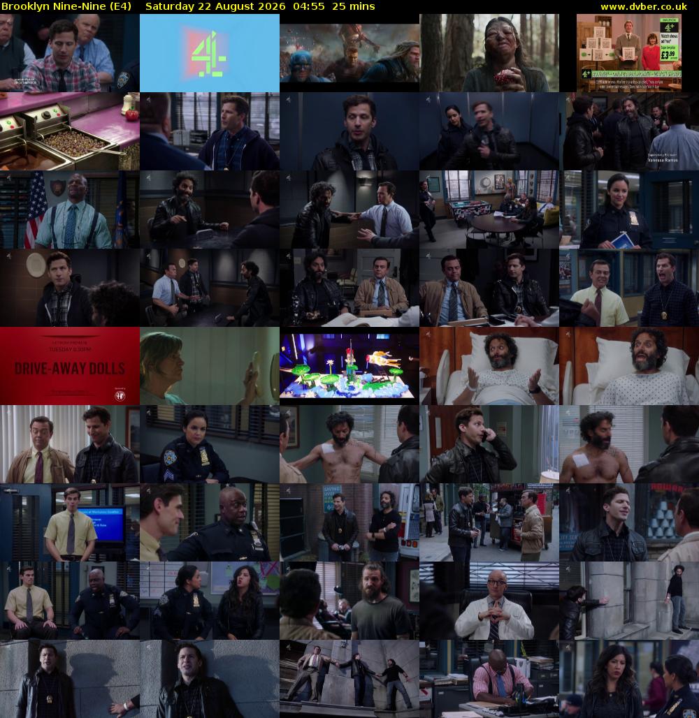 Brooklyn Nine-Nine (E4) Saturday 22 August 2026 04:55 - 05:20