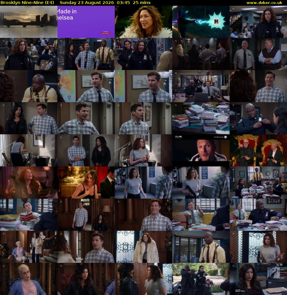 Brooklyn Nine-Nine (E4) Sunday 23 August 2026 03:45 - 04:10