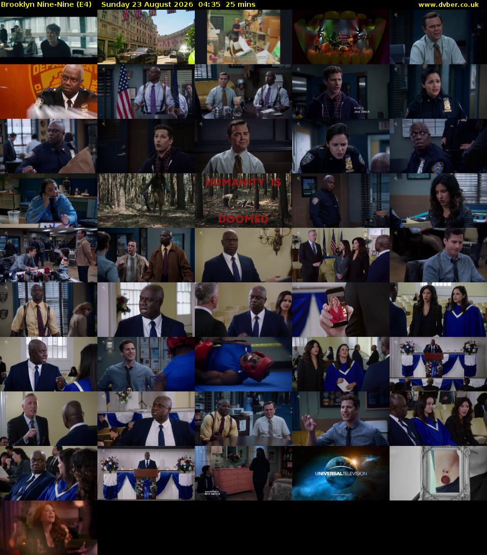 Brooklyn Nine-Nine (E4) Sunday 23 August 2026 04:35 - 05:00