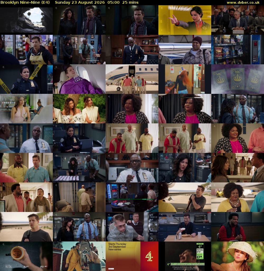 Brooklyn Nine-Nine (E4) Sunday 23 August 2026 05:00 - 05:25