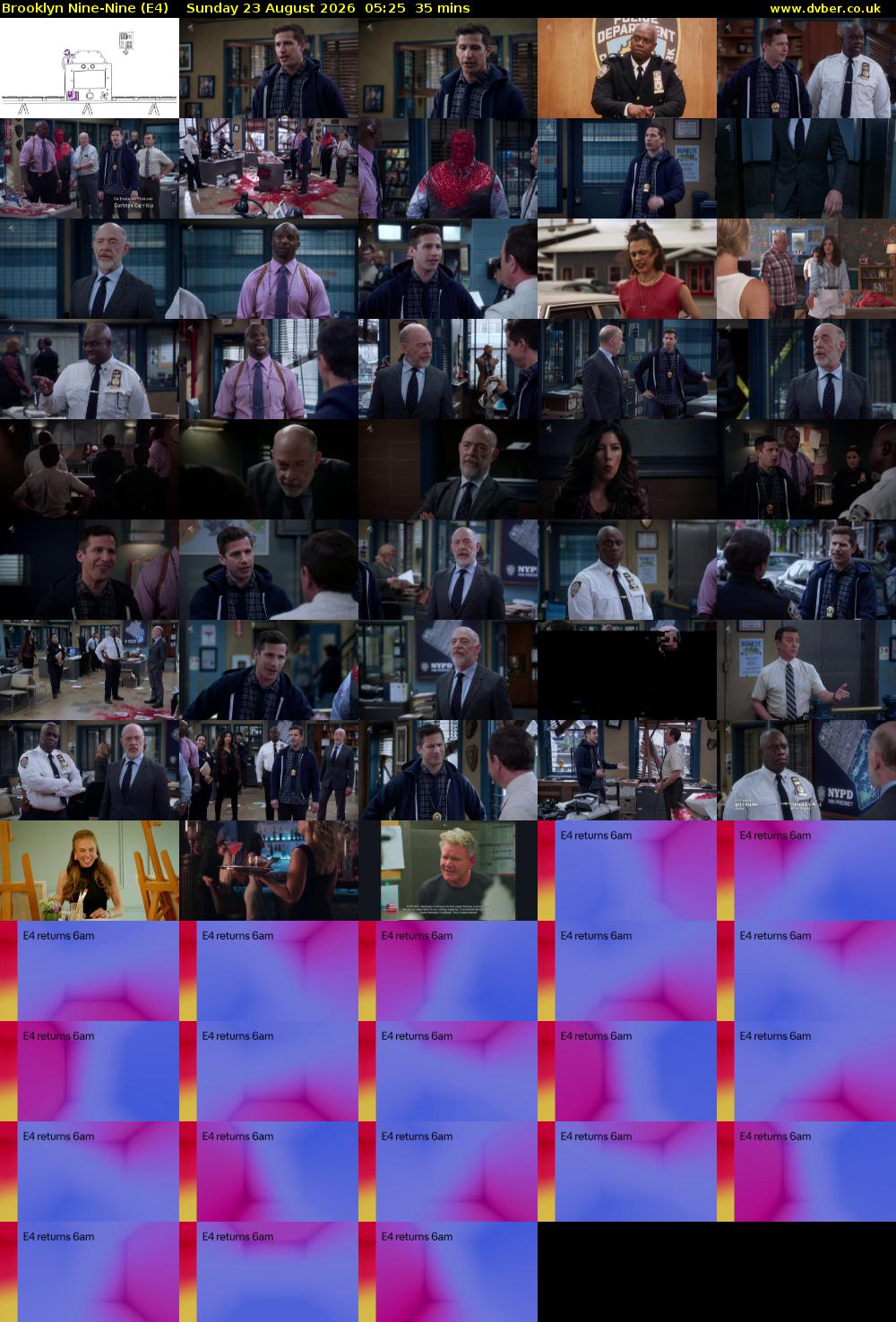 Brooklyn Nine-Nine (E4) Sunday 23 August 2026 05:25 - 06:00