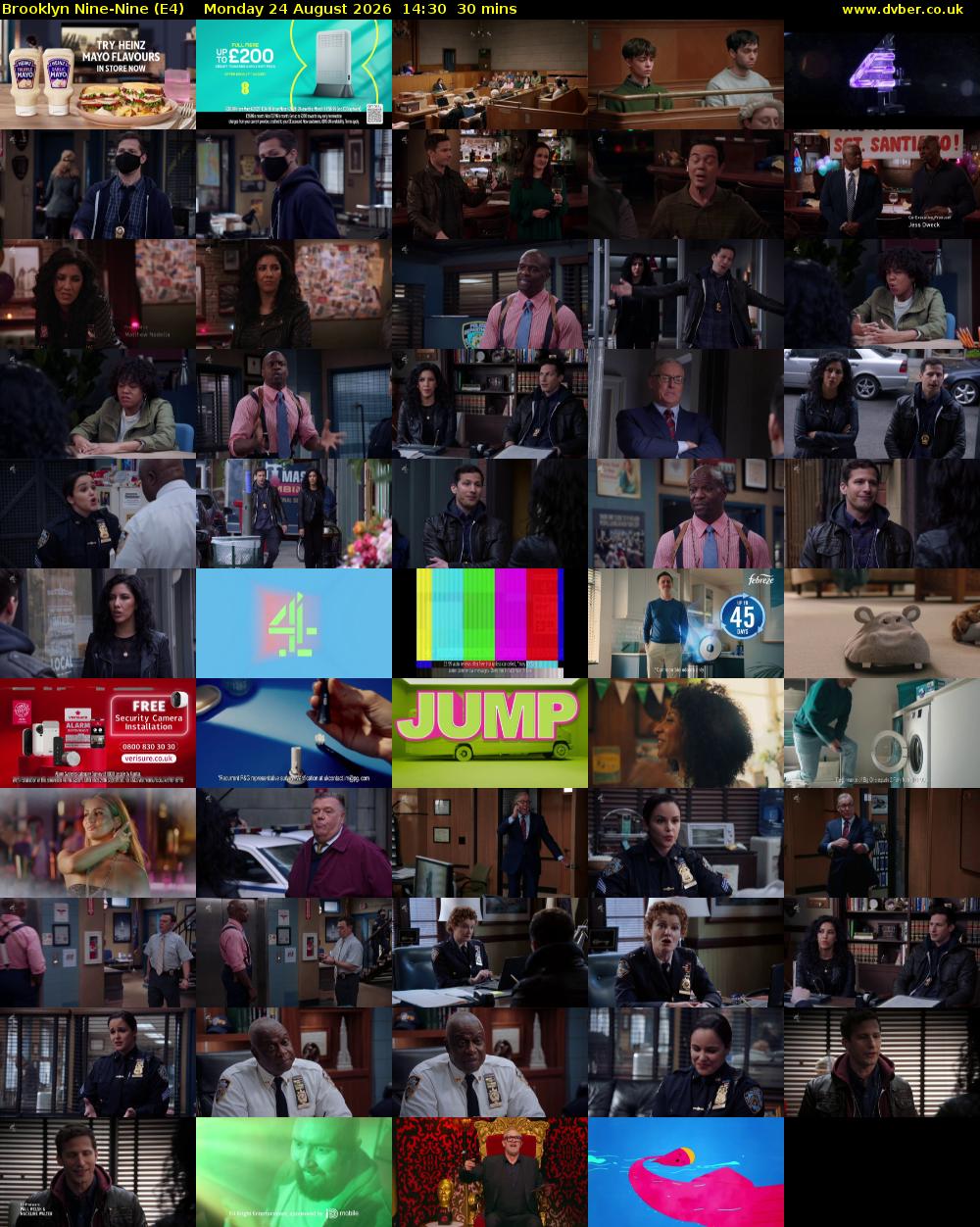 Brooklyn Nine-Nine (E4) Monday 24 August 2026 14:30 - 15:00