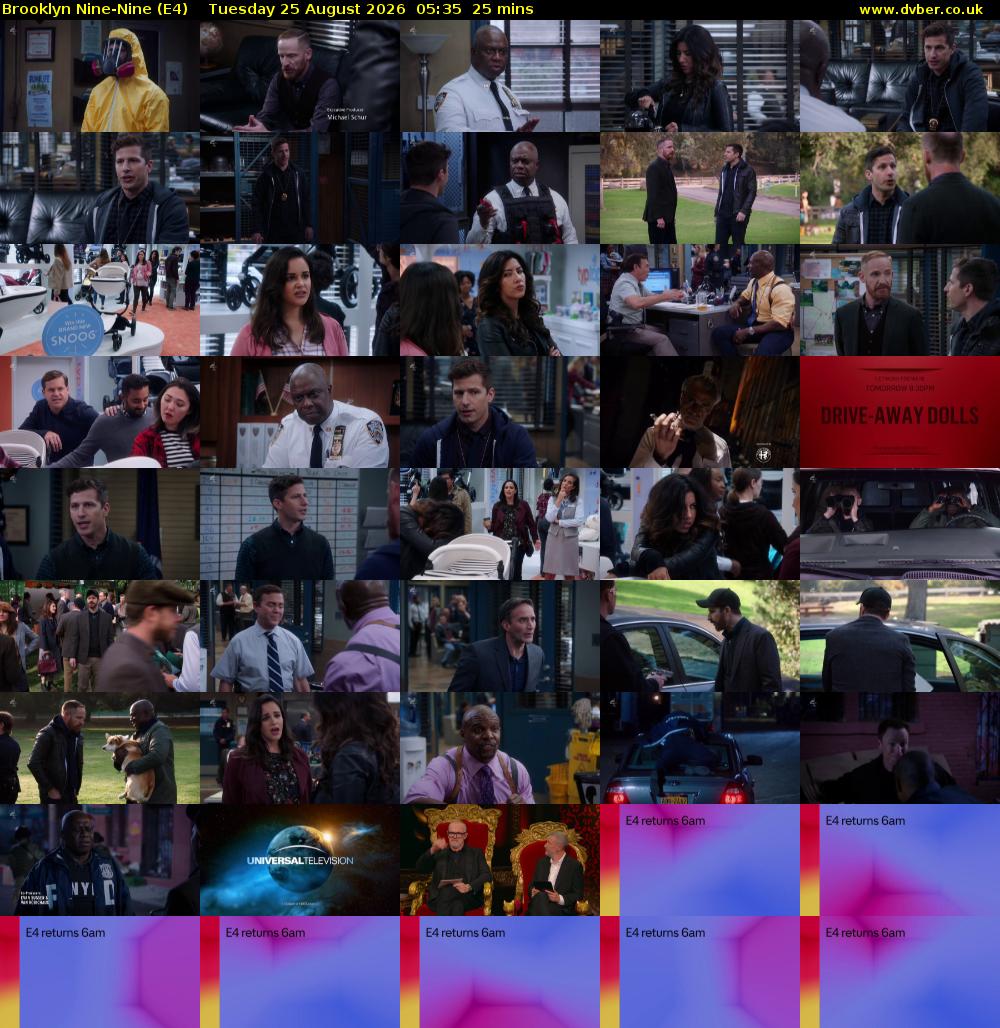 Brooklyn Nine-Nine (E4) Tuesday 25 August 2026 05:35 - 06:00