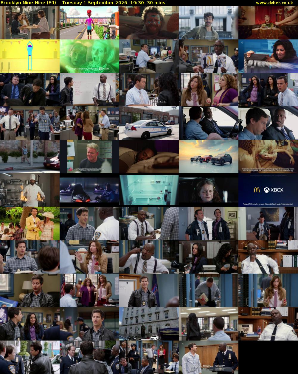 Brooklyn Nine-Nine (E4) Tuesday 1 September 2026 19:30 - 20:00