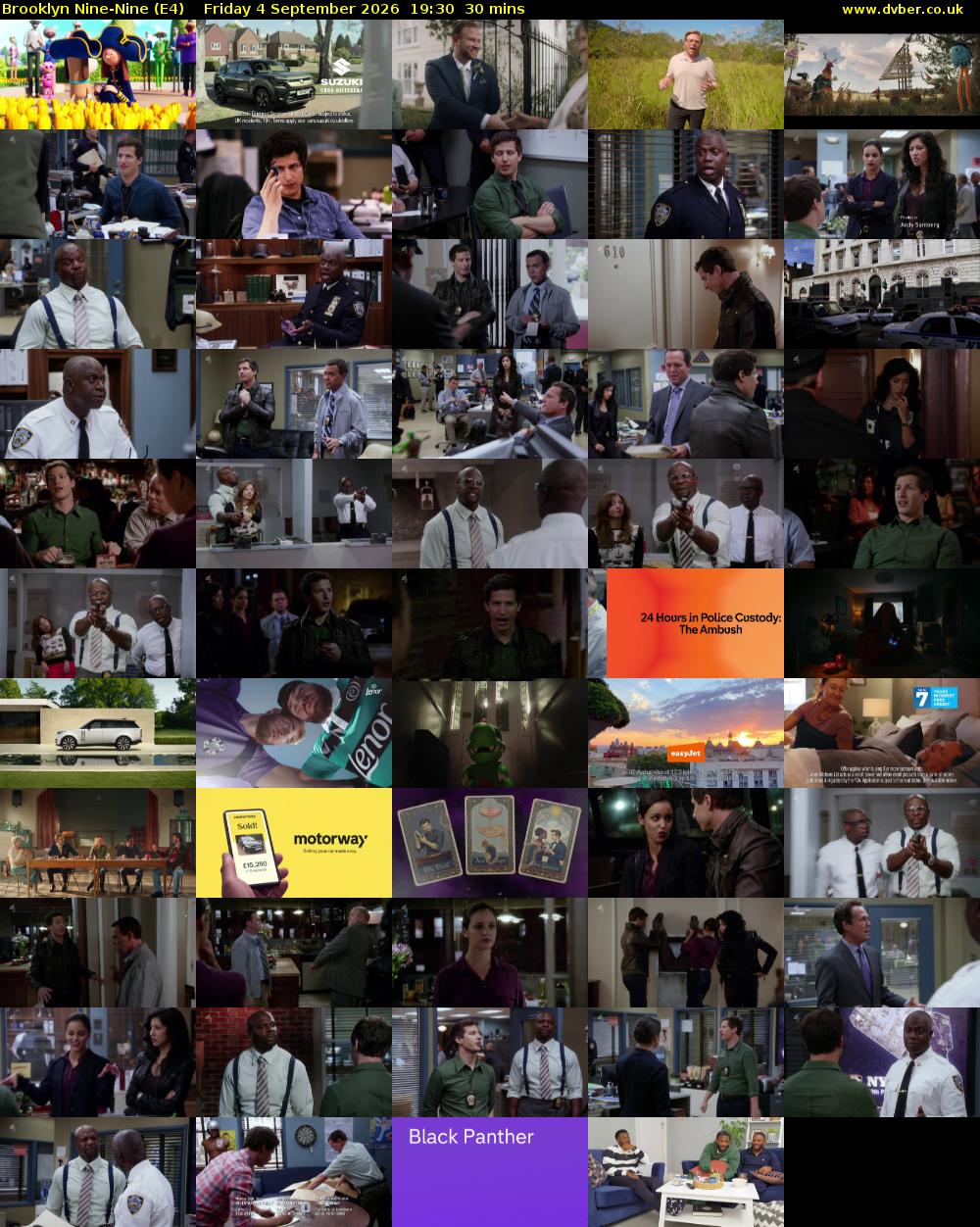 Brooklyn Nine-Nine (E4) Friday 4 September 2026 19:30 - 20:00