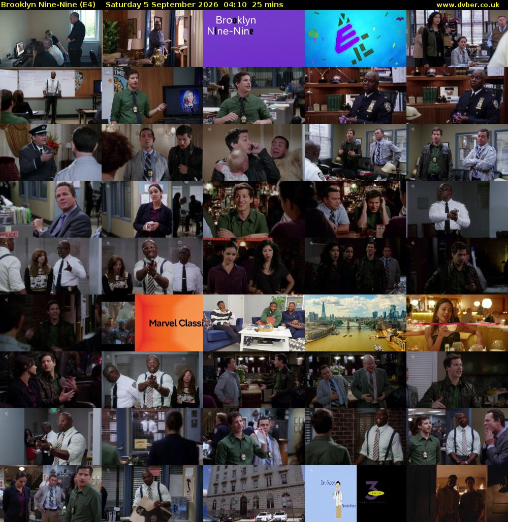 Brooklyn Nine-Nine (E4) Saturday 5 September 2026 04:10 - 04:35